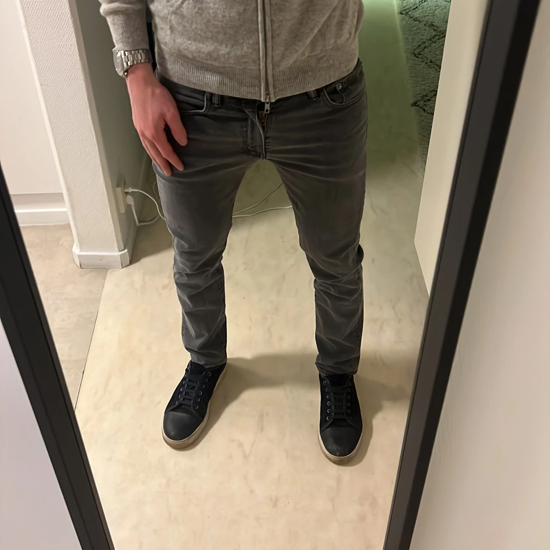 Grå jeans från Levi's - 4