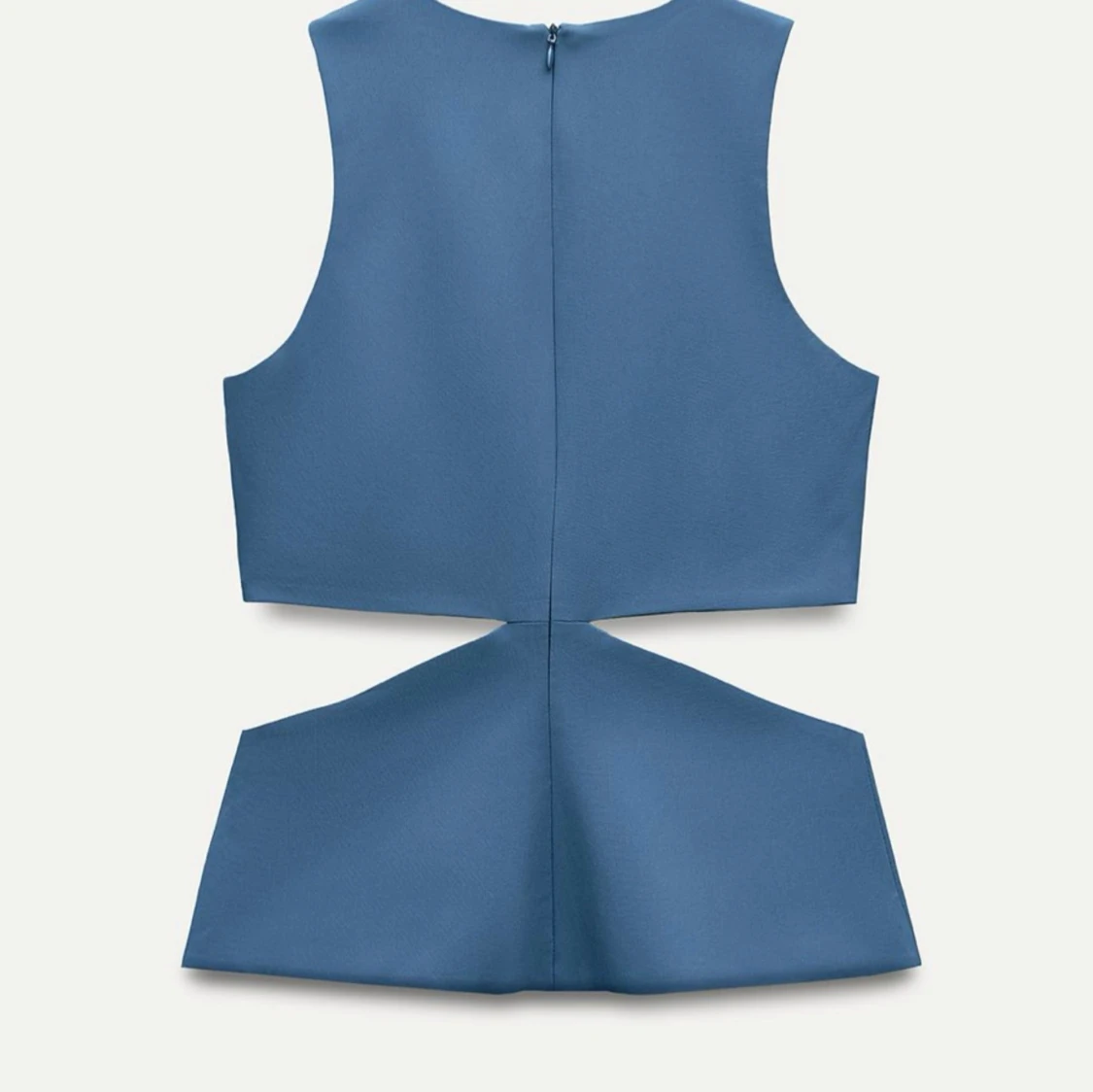 Blå ärmlös topp från Zara - 1