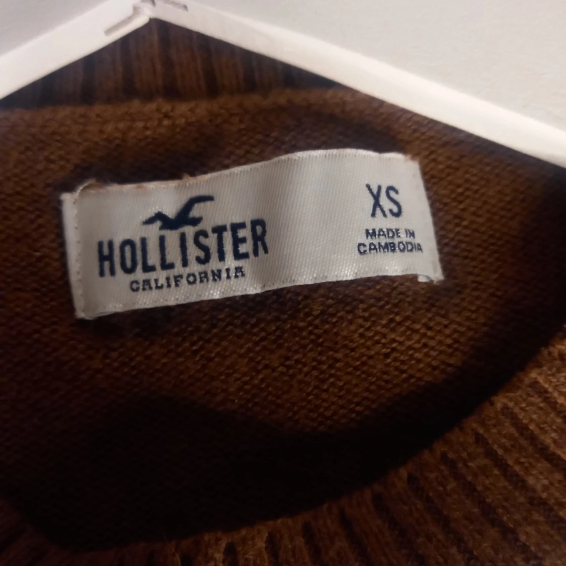 Brun tröja med argylemönster från Hollister - 2