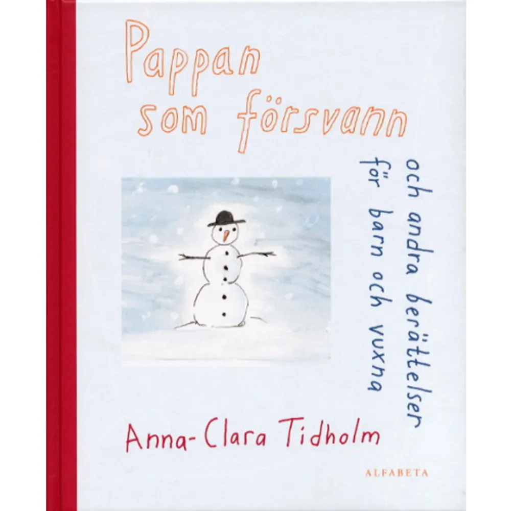 Genom att använda sagans grundform och i den komponera helt nya, moderna berättelser, har Anna-Clara Tidholm skrivit in sig bland sagoförfattarna. Pappan som försvann är en modern sagosamling för högläsning eller att läsa själv. Här får vi möta Flickan som ville vara ifred och inte alltid stressa, stressa, stressa till alla aktiviteter, Flickan som bytte namn och inte ville heta Wilma längre utan William, Pojken som inte kunde gråta och Pappan som försvann. I dessa underfundiga sagor får läsaren möta barn i olika situationer hämtade från modern vardag. Märkliga, roliga, underbara, sorgliga, vemodiga - alla stämningslägen finns här.    Format Inbunden   Omfång 80 sidor   Språk Svenska   Förlag Alfabeta   Utgivningsdatum 2003-09-01   Medverkande Anna-Clara Tidholm   ISBN 9789150103137  . Böcker.