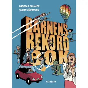 Nästan alla barn har en rekordperiod. Vem är först, vem är störst, vem är snabbast? Och så de vildare rekorden: Vem har ätit upp ett flygplan eller lyft mest med skägget? . I Barnens rekordbok är det bara unga människor som visar sig på styva linan. Här finns rekord som den yngsta författaren, det snabbaste barnet och den yngsta överlevaren på Titanic och världens yngsta superhjältar. 13-åringen som löser Rubiks kub med fötterna får också vara med. Och världens yngste bankrånare och pirat. Och så självklart han som har haft fler sniglar på ansiktet än någon annan människa. Andreas Palmaer har skrivit ett trettiotal böcker för barn och unga, bland annat Sant eller falskt, och en serie lättlästa faktaböcker om zombies, varulvar och grekiska gudar. Tillsammans med Bengt Fredrikson 21 sanna deckargåtor, Andra världskriget människorna mitt i striden och Saker som (nästan) ingen vet och Mera saker som (nästan) ingen vet. Andreas Palmaer pratar ofta om sina böcker på skolor och bibliotek. Fabian Göranson är en svensk serieskapare, illustratör, förläggare, författare och översättare. Hans serier har bland annat publicerats i tidningarna Galago och Ordfront magasin. 2021 utkom hans första egna barnböcker.       Format Inbunden   Omfång 90 sidor   Språk Svenska   Förlag Alfabeta   Utgivningsdatum 2023-03-03   Medverkande Fabian Göranson   ISBN 9789150122350  