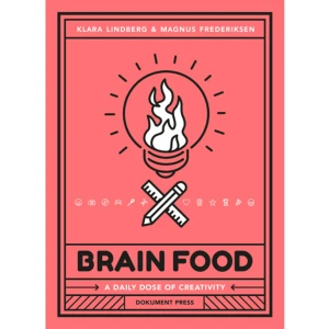 Brain food - a daily dose of creativity (häftad, eng) -   Format Häftad   Omfång 192 sidor   Språk Engelska   Förlag Dokument Press   Utgivningsdatum 2020-11-04   ISBN 9789188369376  