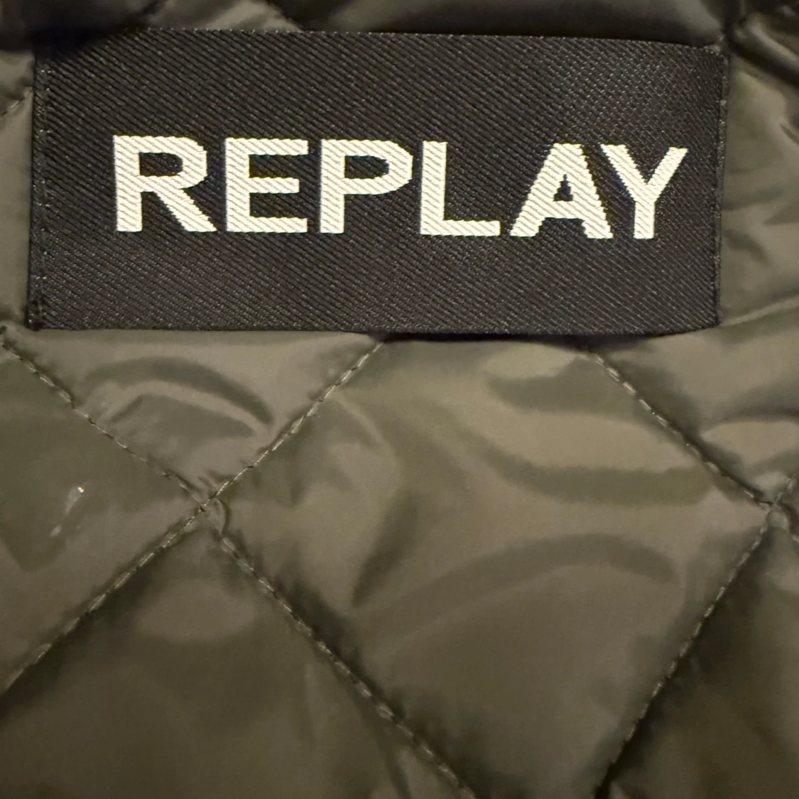 Grön quiltad jacka från Replay - 4