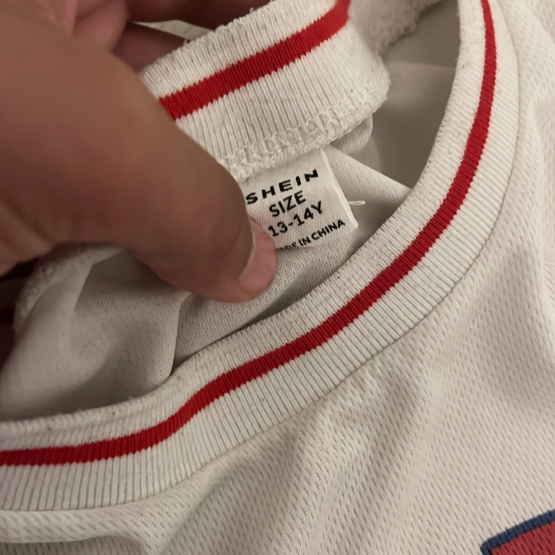 Vit ärmlös topp från Shein med Houston-tryck - 1