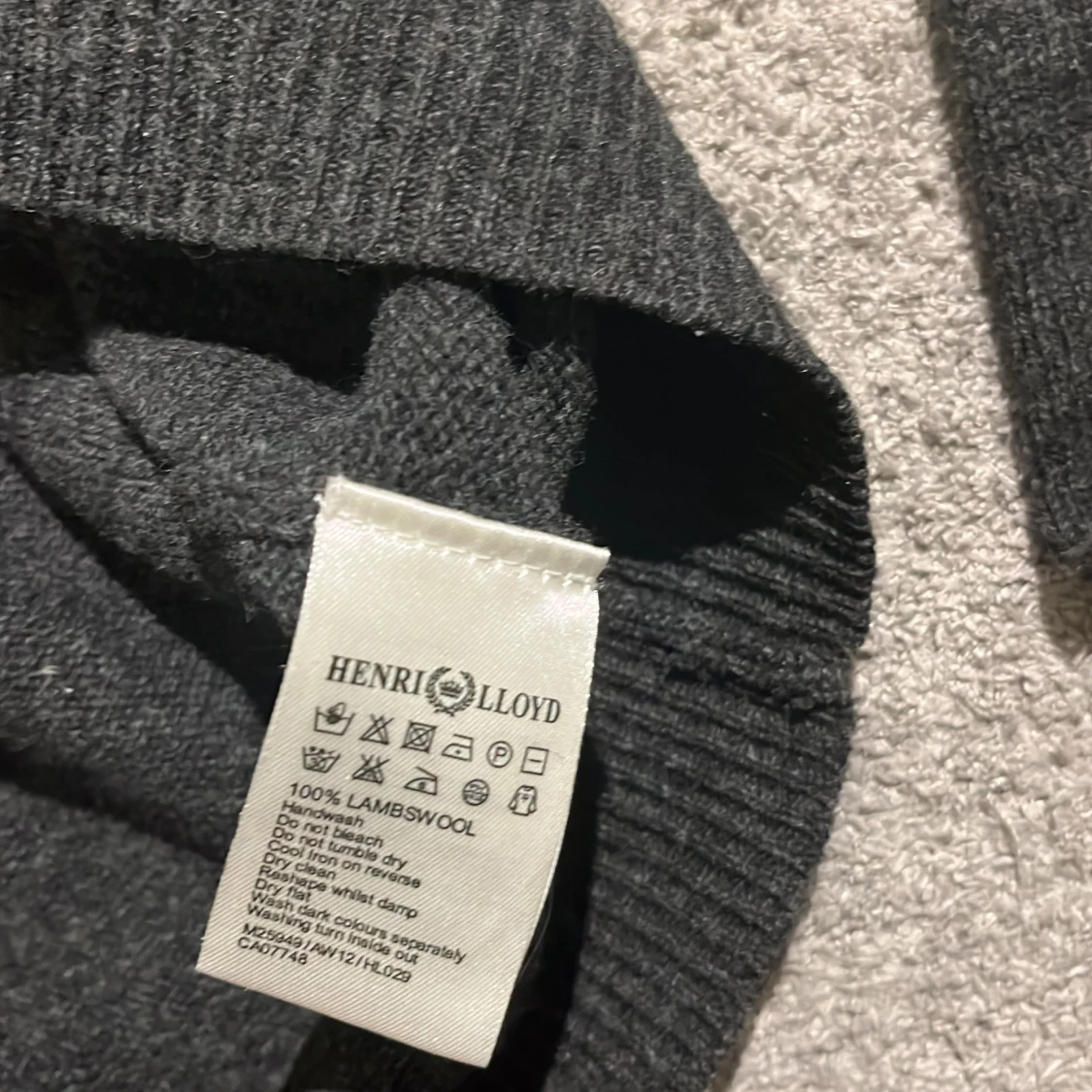 Mörk grå cashmere tröja  - 3