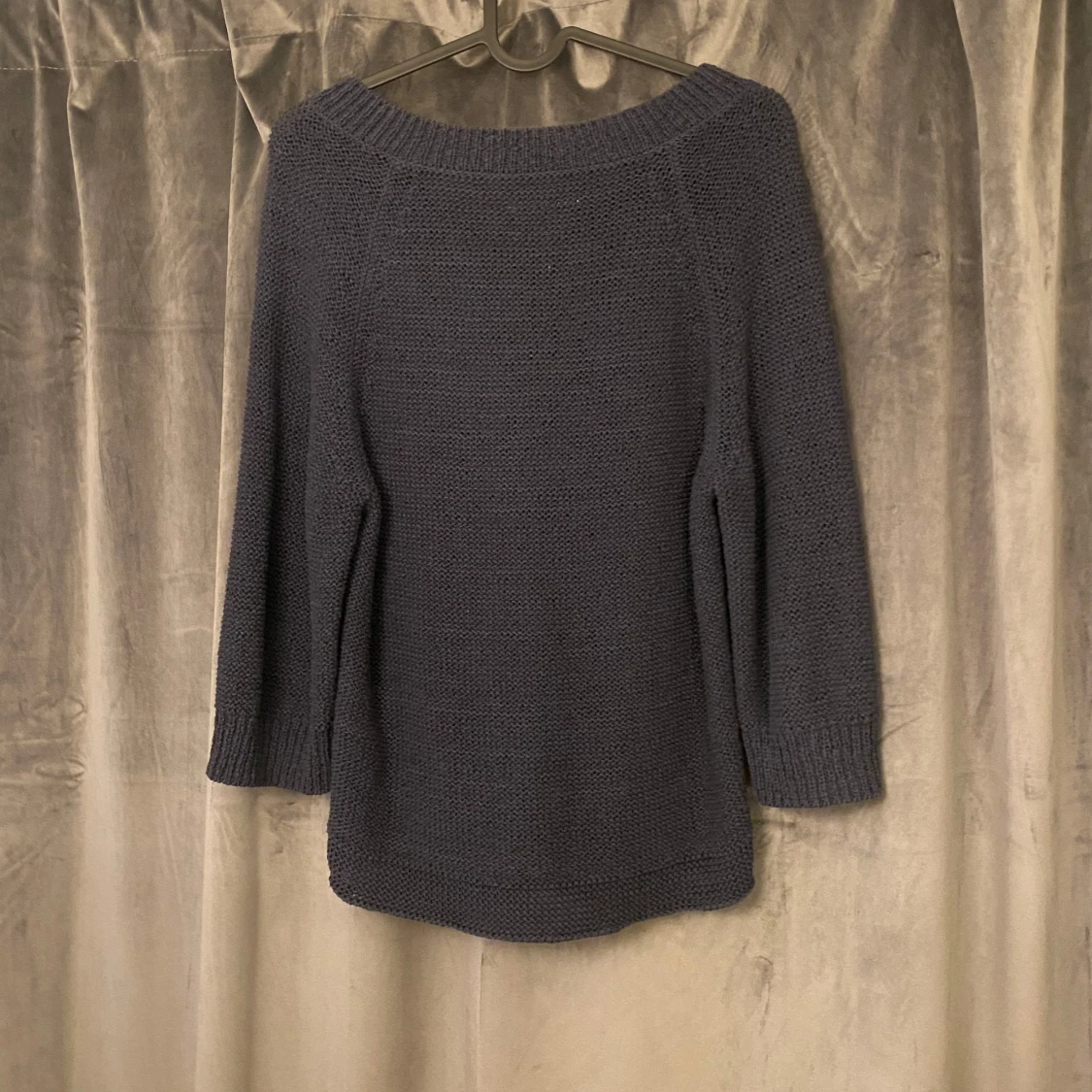 Mörkblå stickad tröja från Marc O'Polo - 1