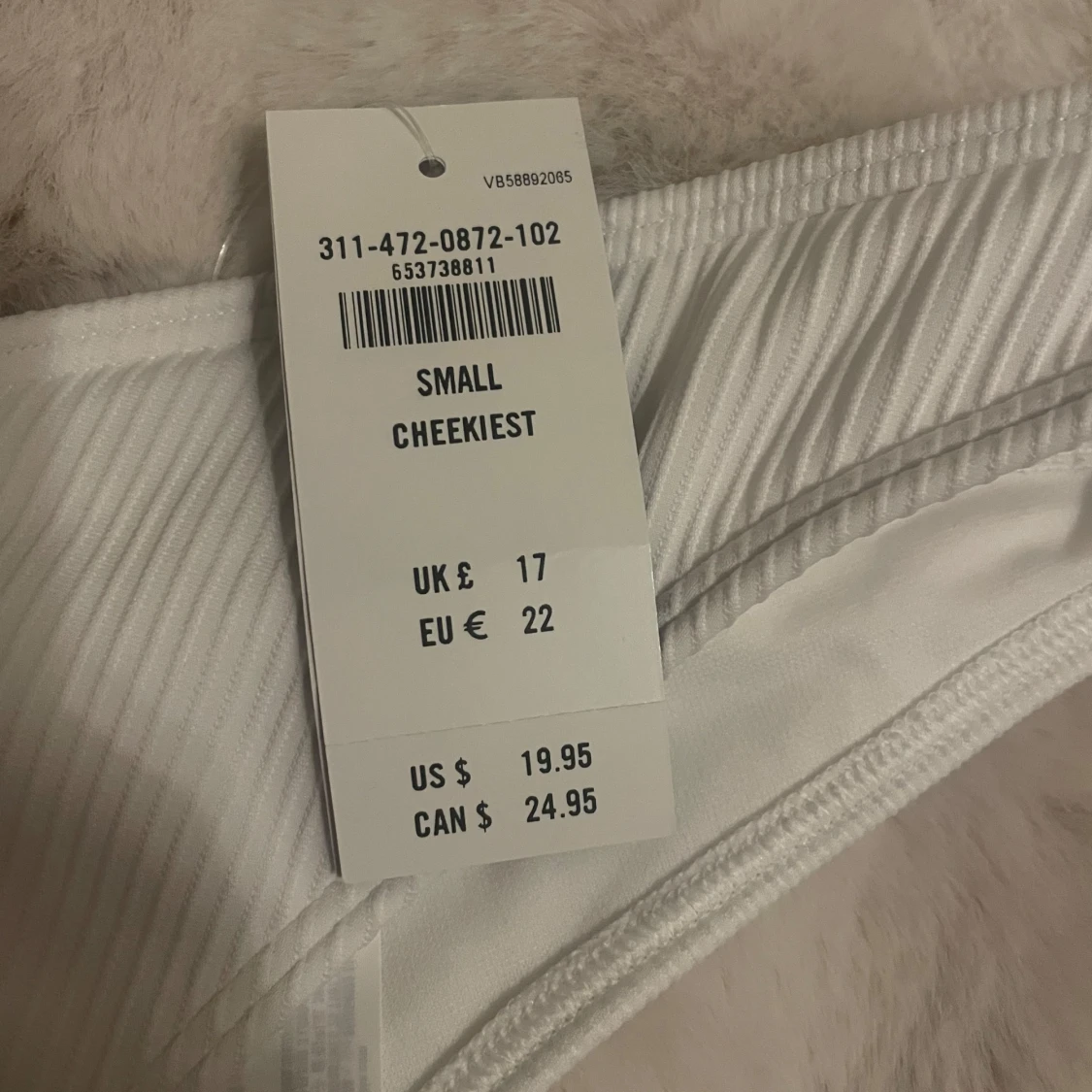 Vit  bikiniunderdel hollisterco  - 91