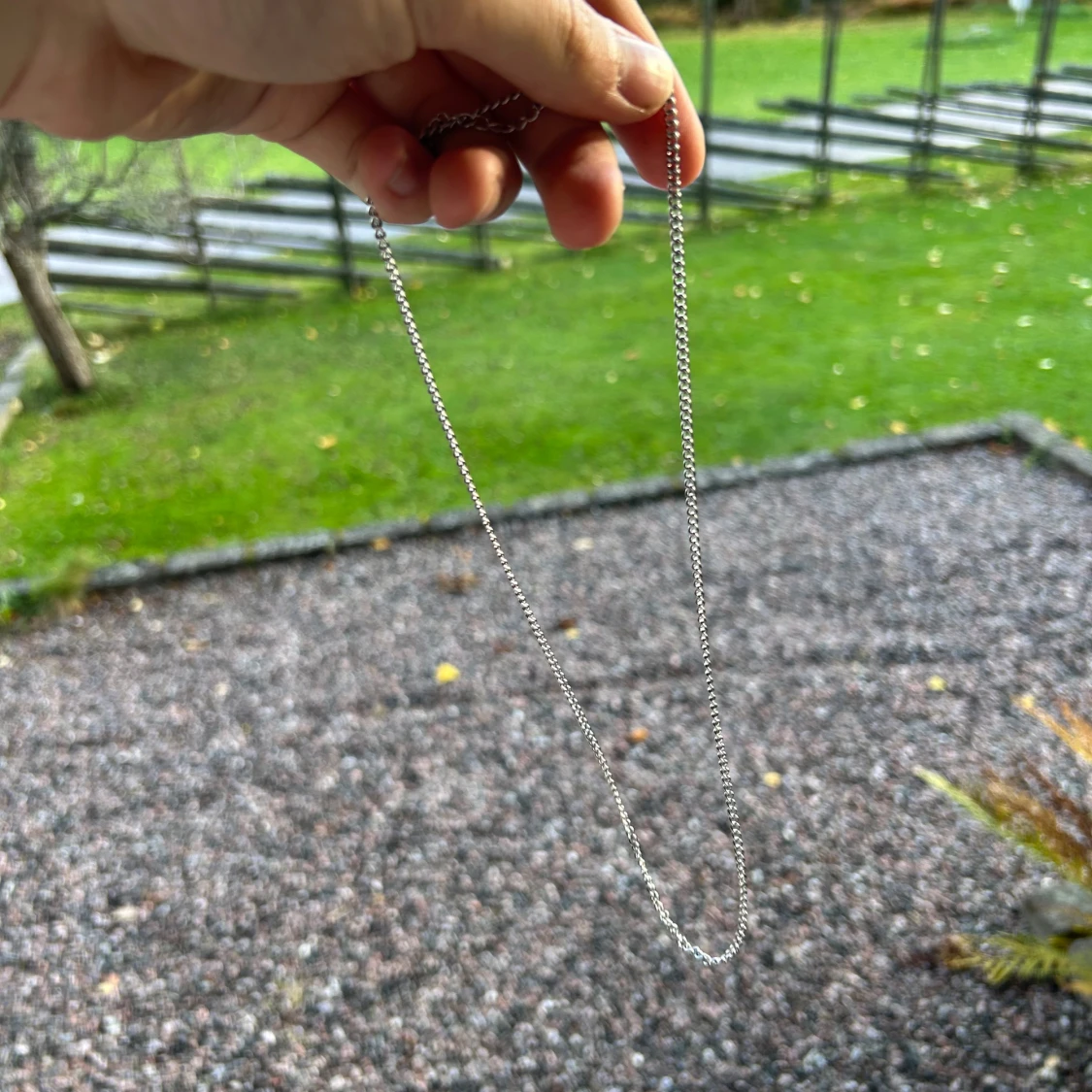 Silver halsband  - 90