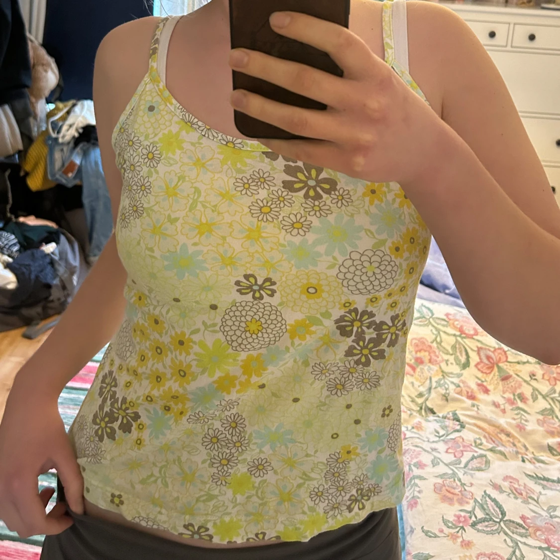 Blommigt linne  - 91