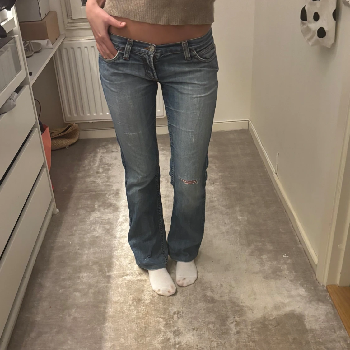 Lågmidjade jeans 