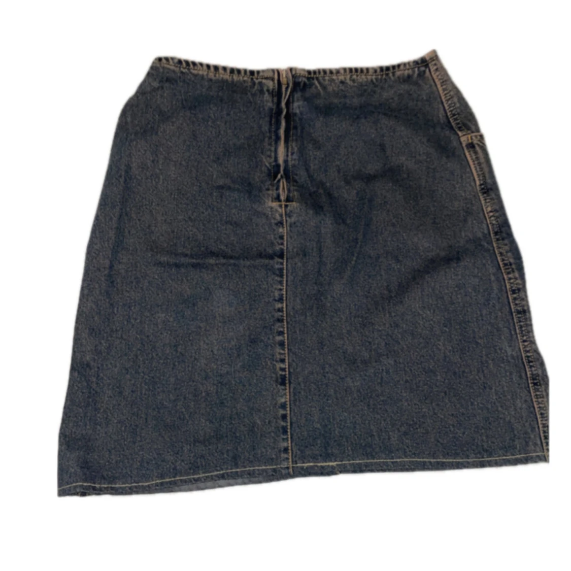 Jeanskjol med blommönster - 90