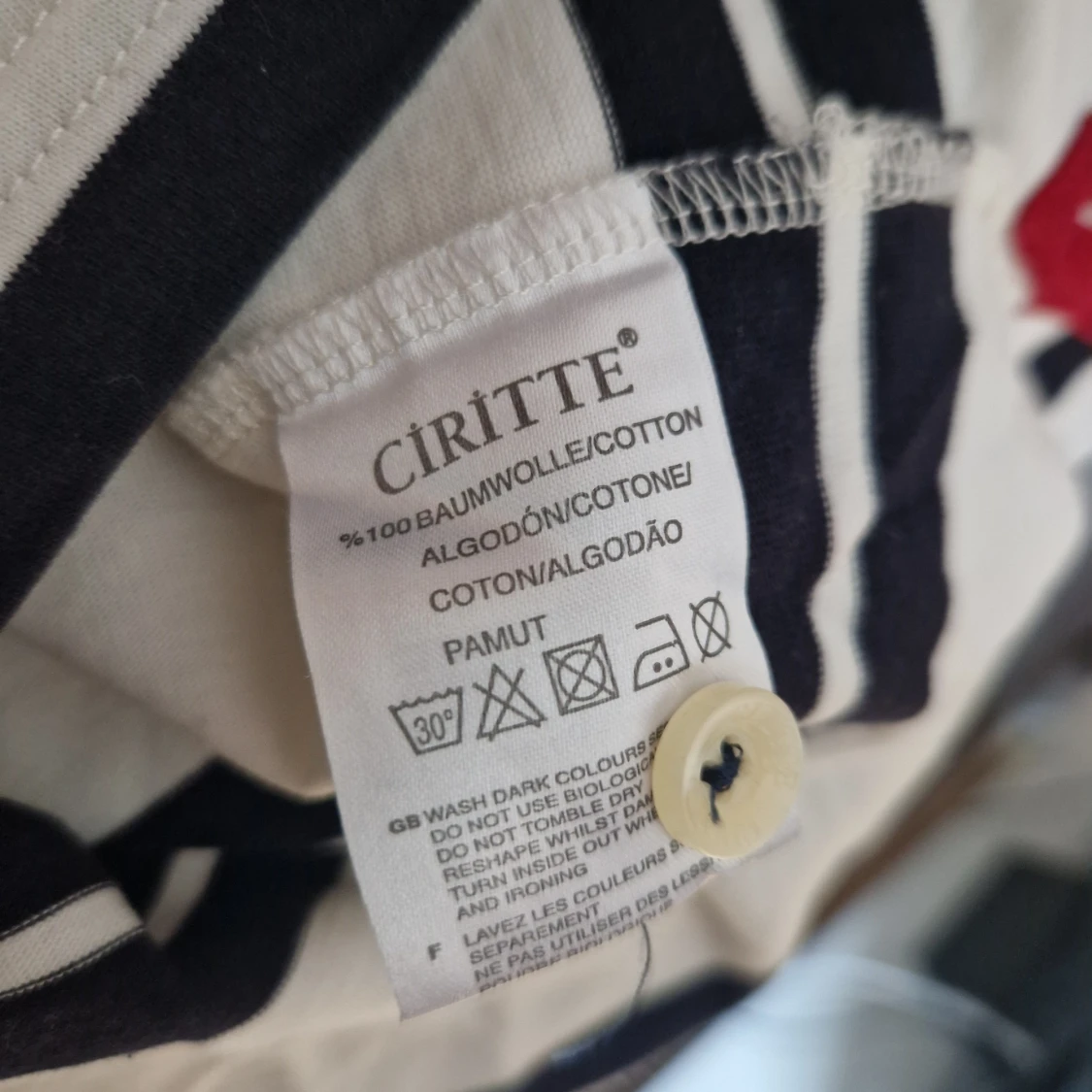 Randig pikétröja från Ciritte - 91