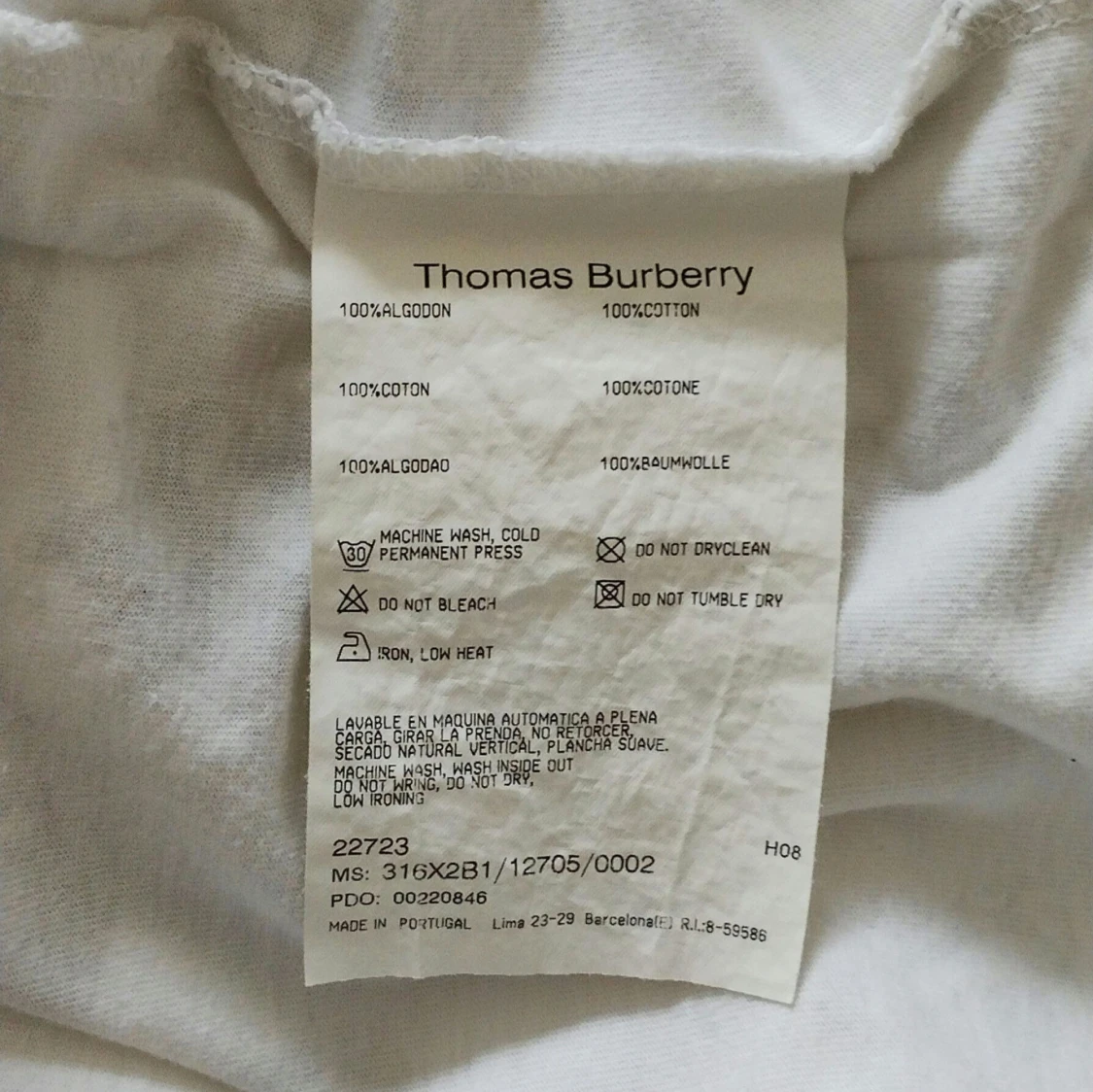 Thomas Burberry t-shirt - 91