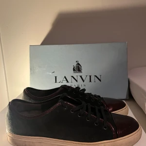 Lanvin skor - Säljer nu dessa Lanvin skorna. De har används sparsamt och är i ett bra skick. Skorna är i storlek 45. Box medföljer. Skorna är köpta från Sicuro och är äkthetsverifierade. Kvitto från Sicuro finns.