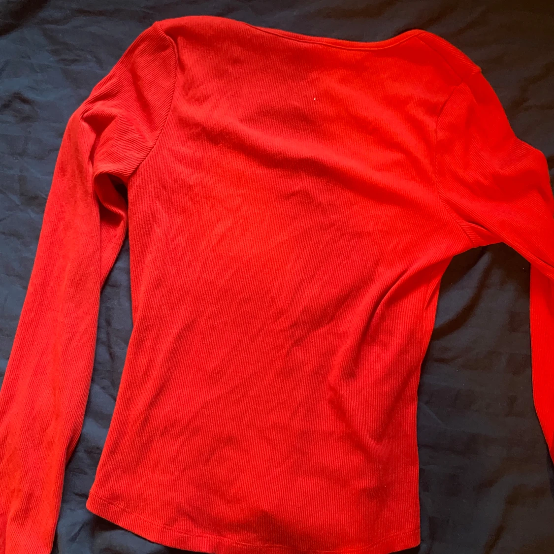 Röd ribbad tröja från Hunkemöller - 1