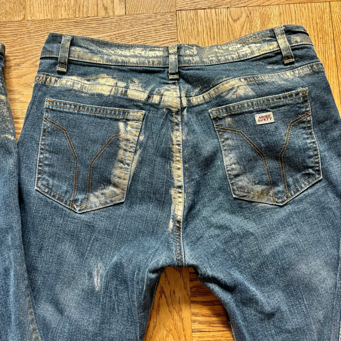 Miss sixty lågmidjade byxor y2k