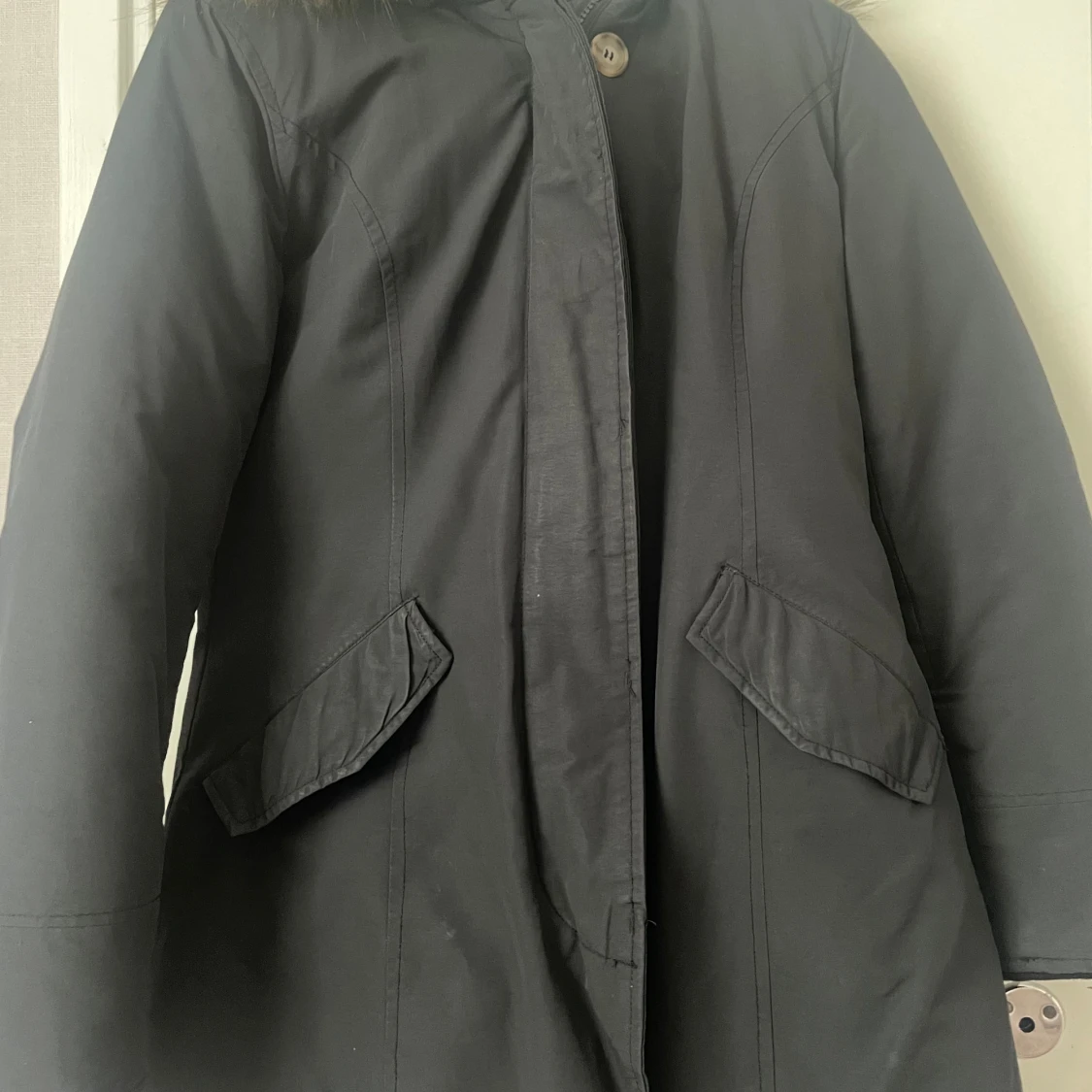 Vinter jacka med äkta päls  - 90