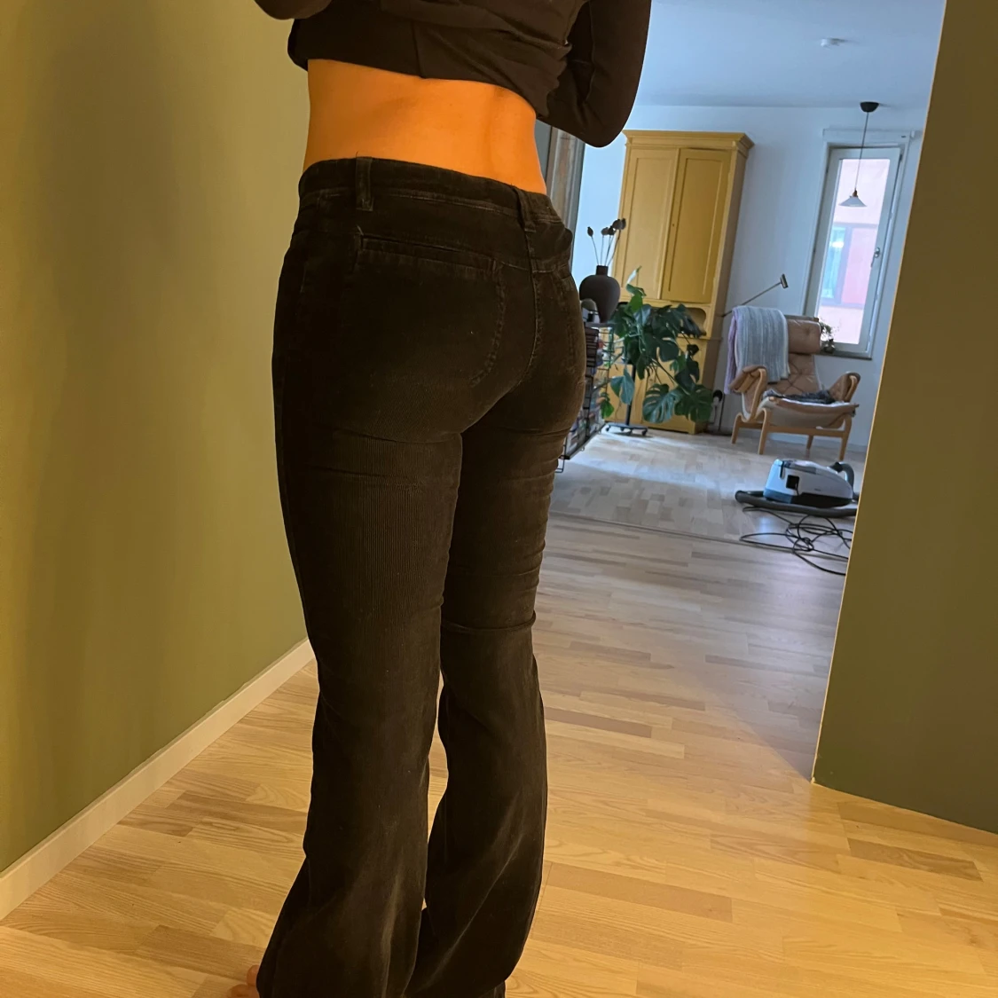 Lågmidjade Bootcut byxor  - 90