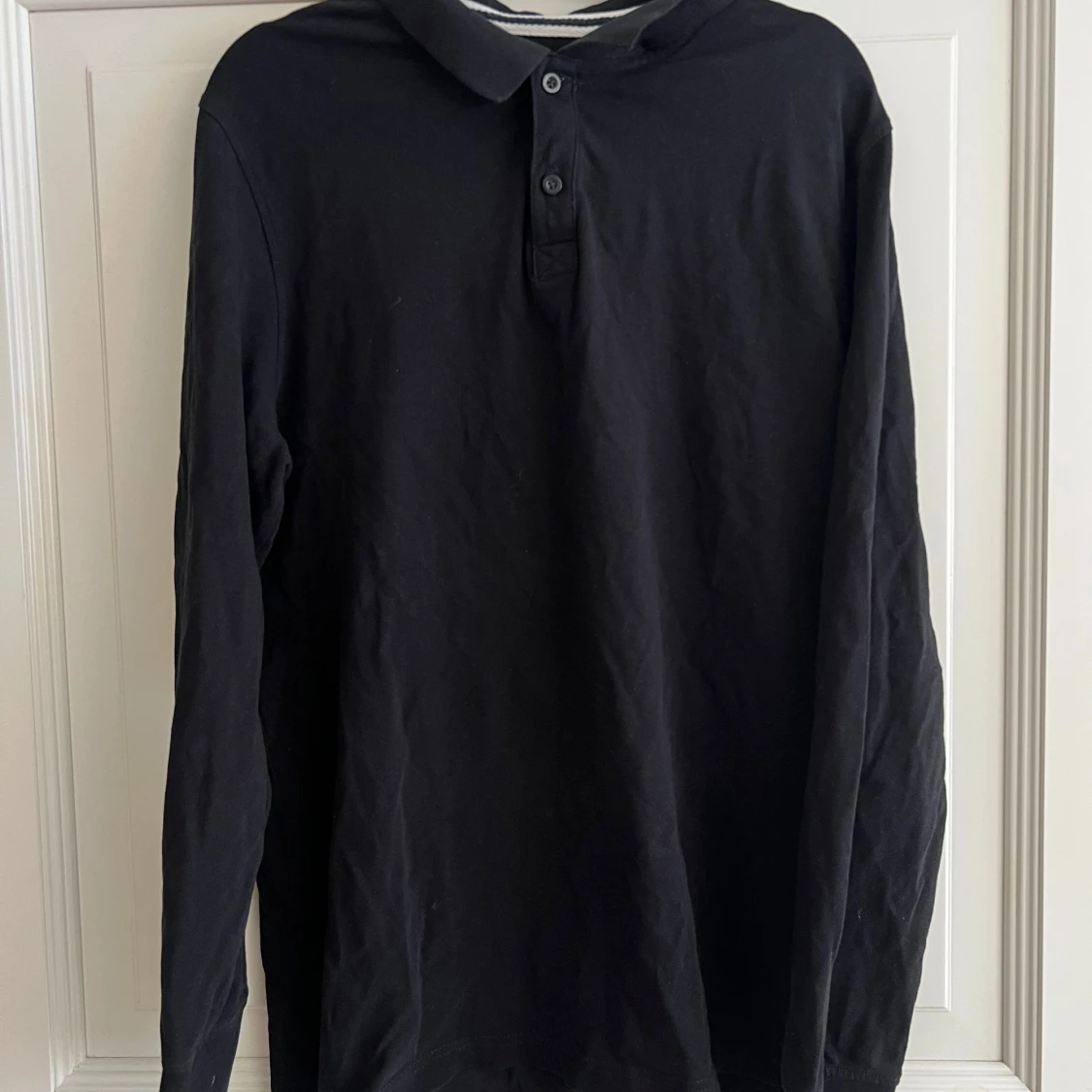 Svart pikétröja från Pier One