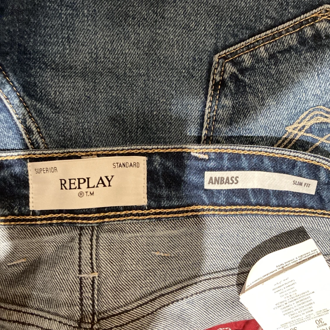 Blå Replay jeans 30/30 Anbass - 3