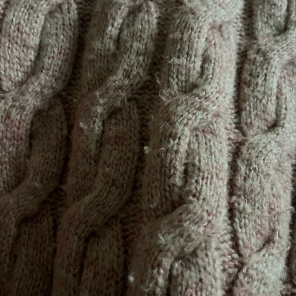 Rosa stickad tröja - 4