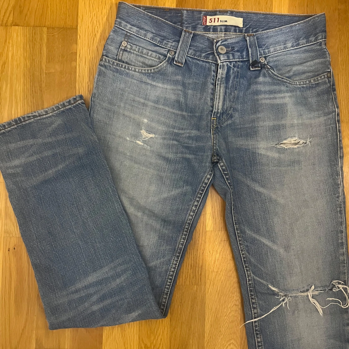 Blå jeans från Levi's 511