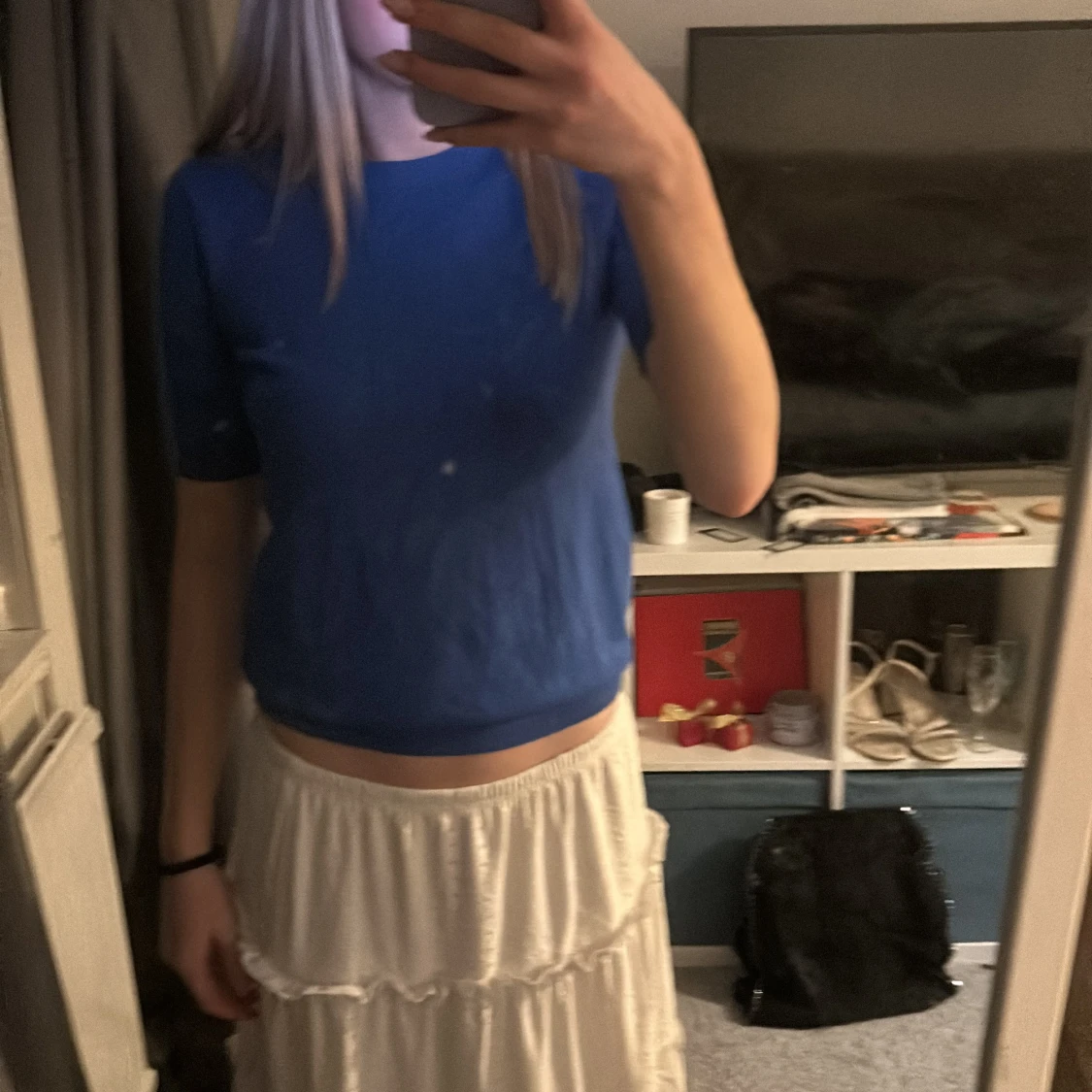 Blå topp från Zara