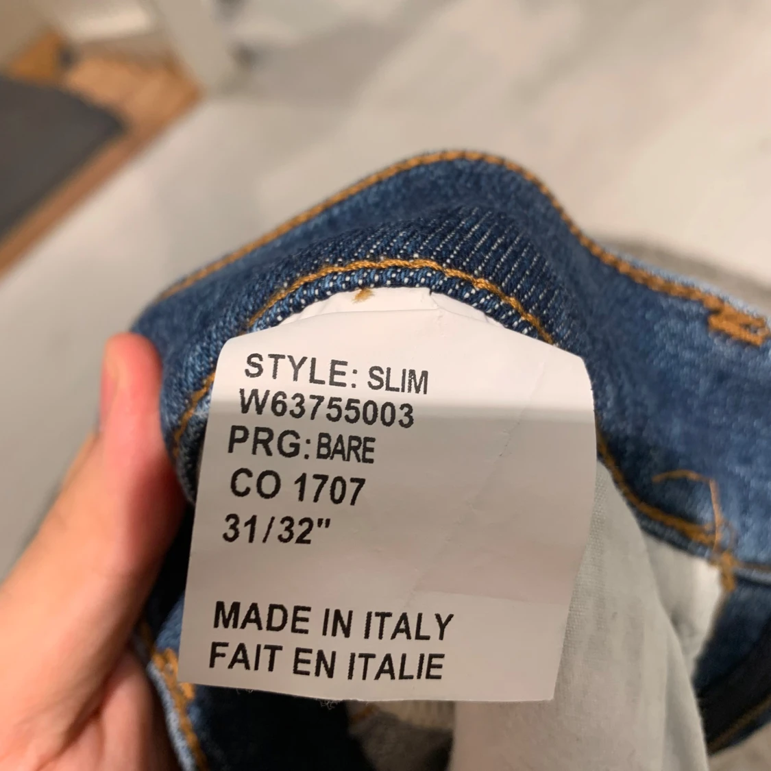 Blå slim jeans från Tiger of Sweden  - 1