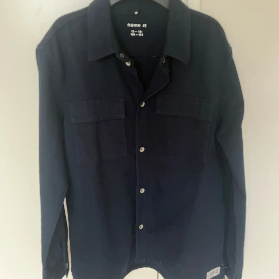 Mörkblå overshirt - 1