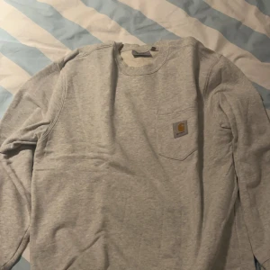 Grå sweatshirt från Carhartt - Säljer en sweatshirt från Carhartt i mycket bra skick pga av för lite användning. 