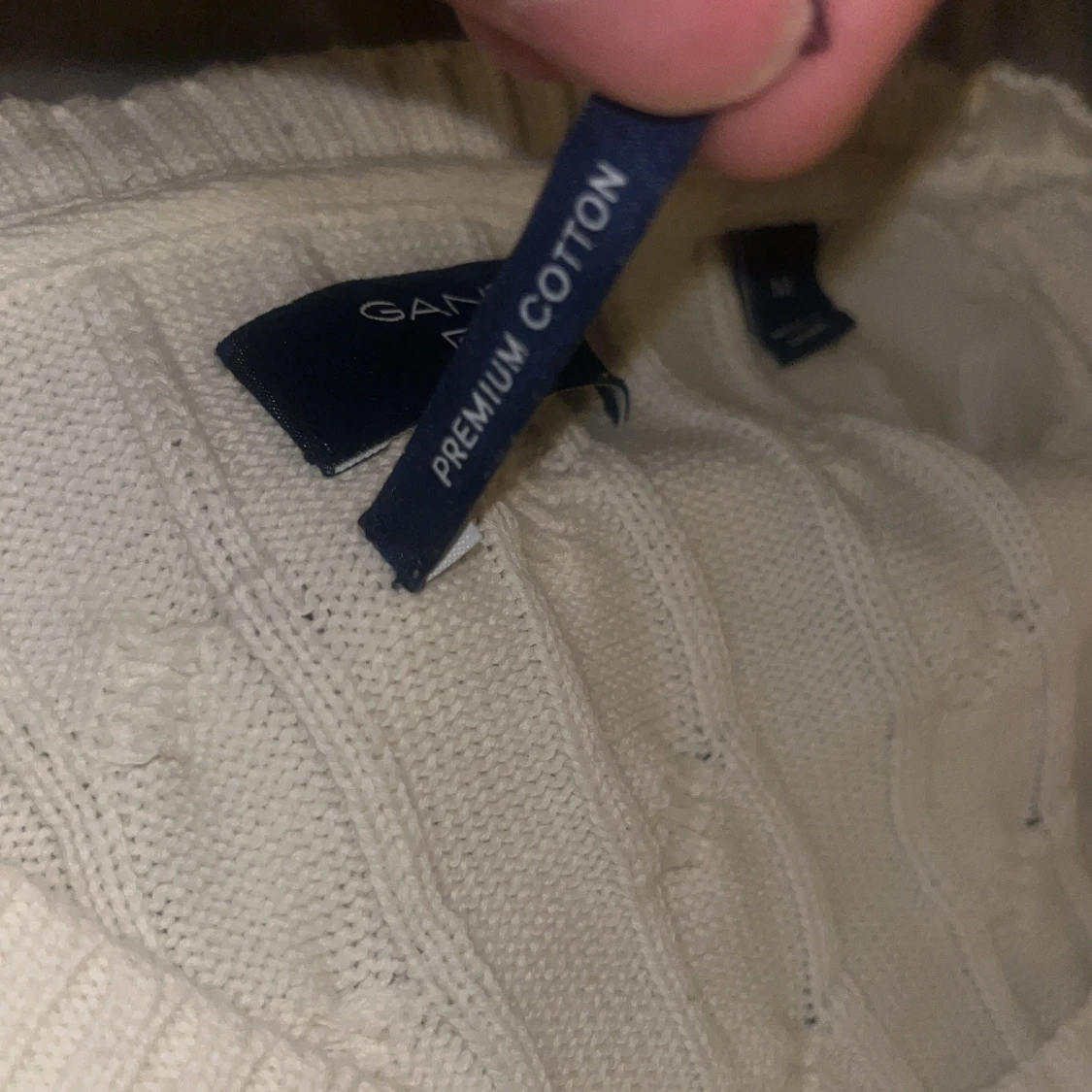 Vit gant tröja - 92