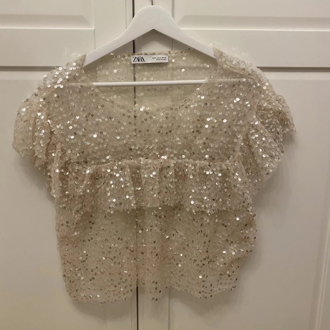 Zara glittertopp