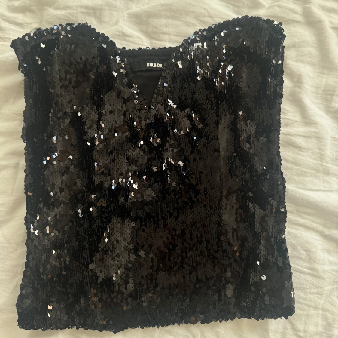 Bandeau topp glittrig 