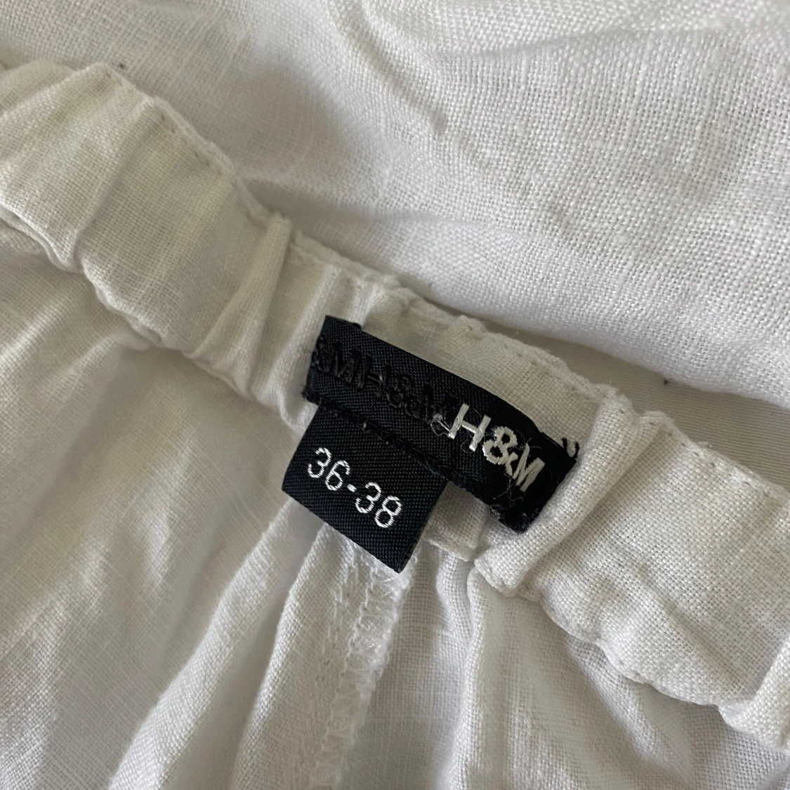 Fina lågmidjade linnebyxor  - 92