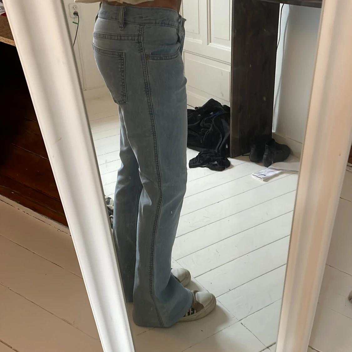 Lågmidjade bootcut - 91