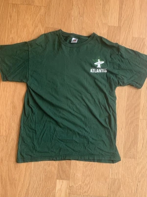 Fruit of the Loom vintage tee - Trevlig grön vintage surfing tshirt i stil med Stussy, litet hål i ena armhålan och små märken men de syns inte på håll 