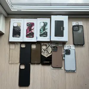 Flera iPhone 13 PRO Max skal, 5 stycken är använda resten är oanvända! De varierar med priser beroende på vilka/vilket man är intresserade av, bara att höra av sig vilket man vill ha fler bilder på eller frågor☺️  Holdit brunt SÅLD! 