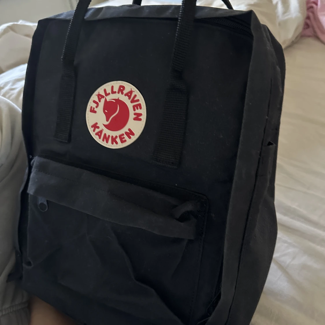 Kånken Ryggsäck black använt en gång  - 90