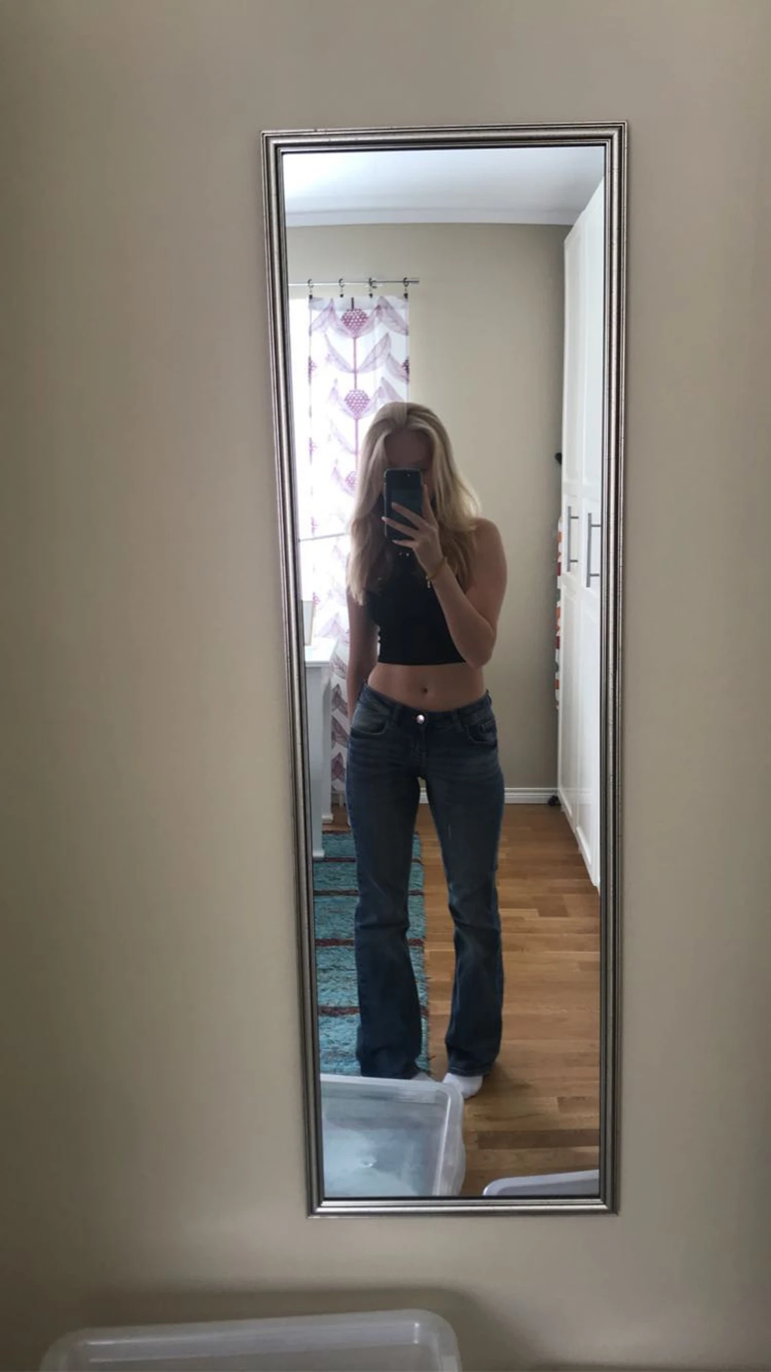 Lågmidjade jeans