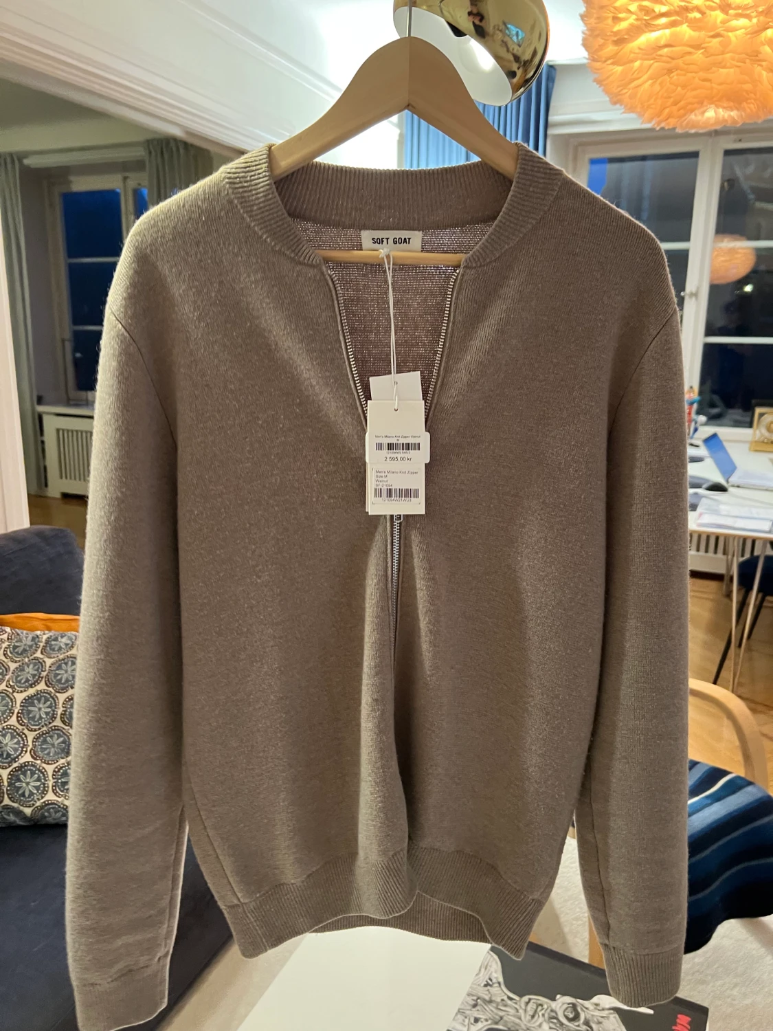 Soft goat Milano Knit Zipper