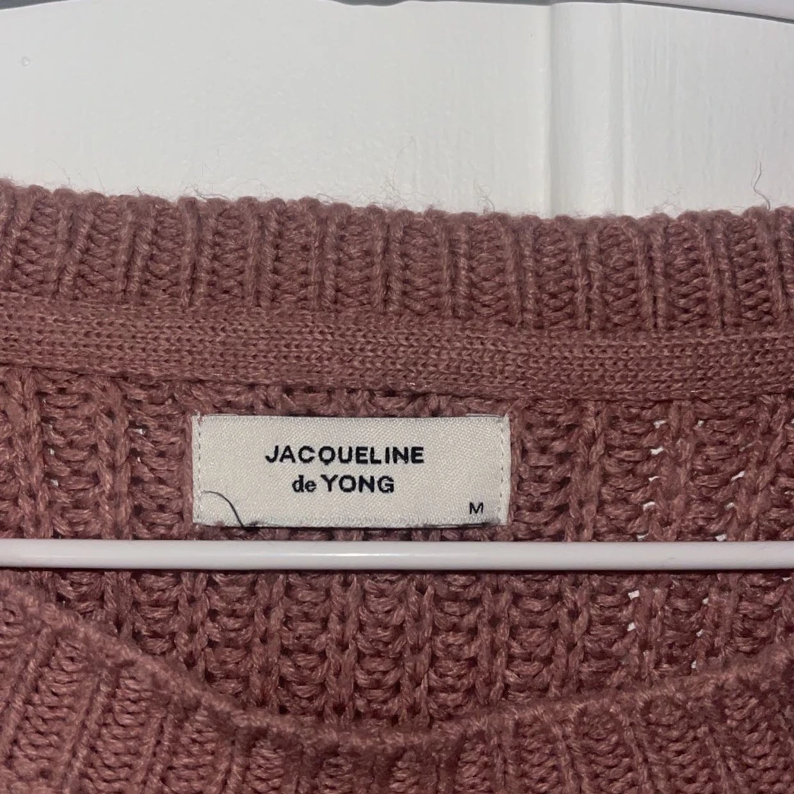 Stickad tröja rosa - 91