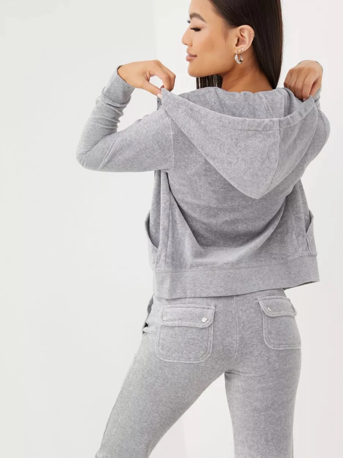 Juicy Couture hoodie grå
