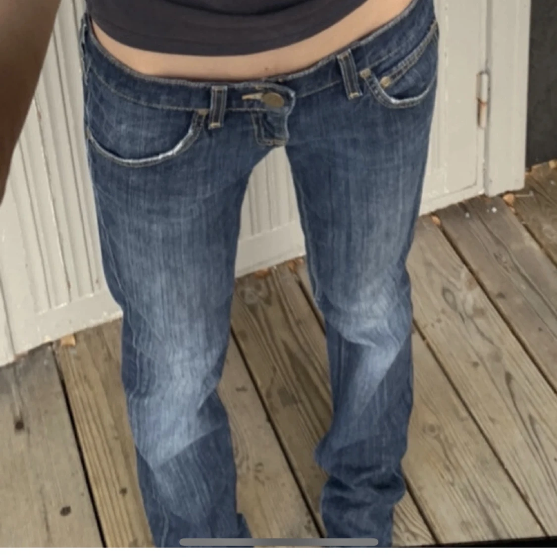 Lågmidjade jeans - 90