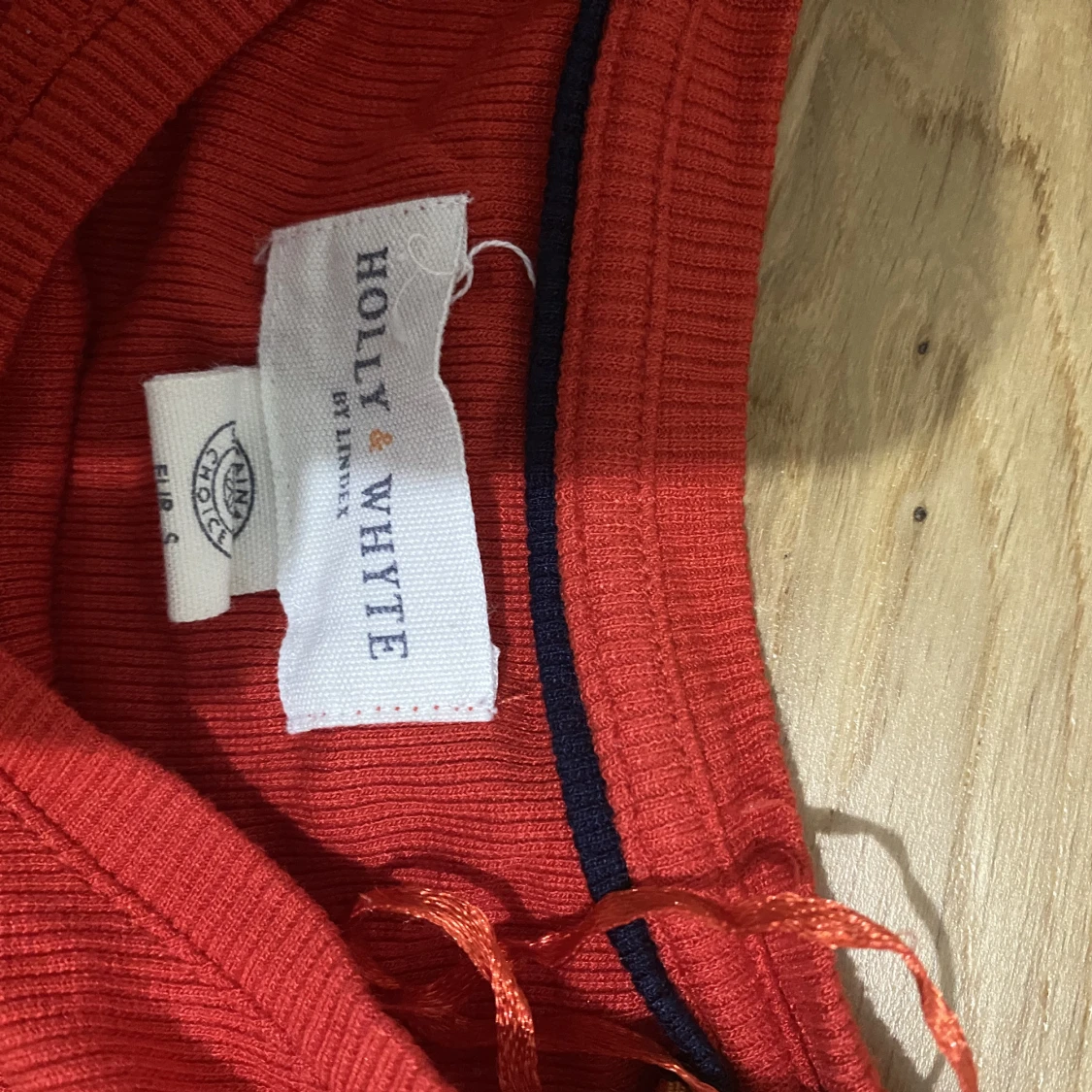 Röd lång tröja - 90