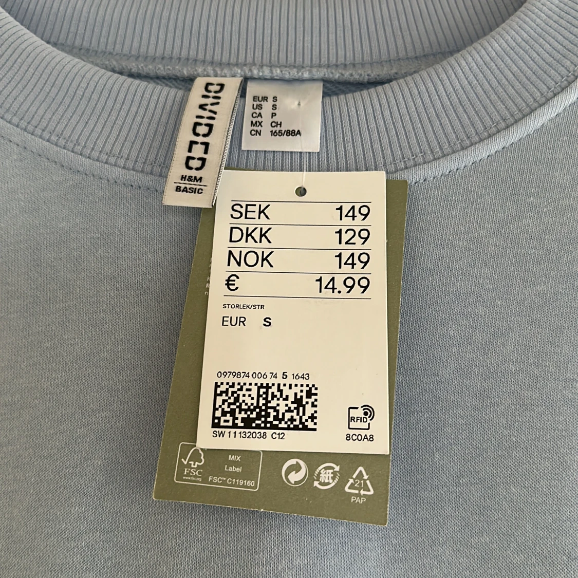 Ny mjuk klänning stl s  - 90