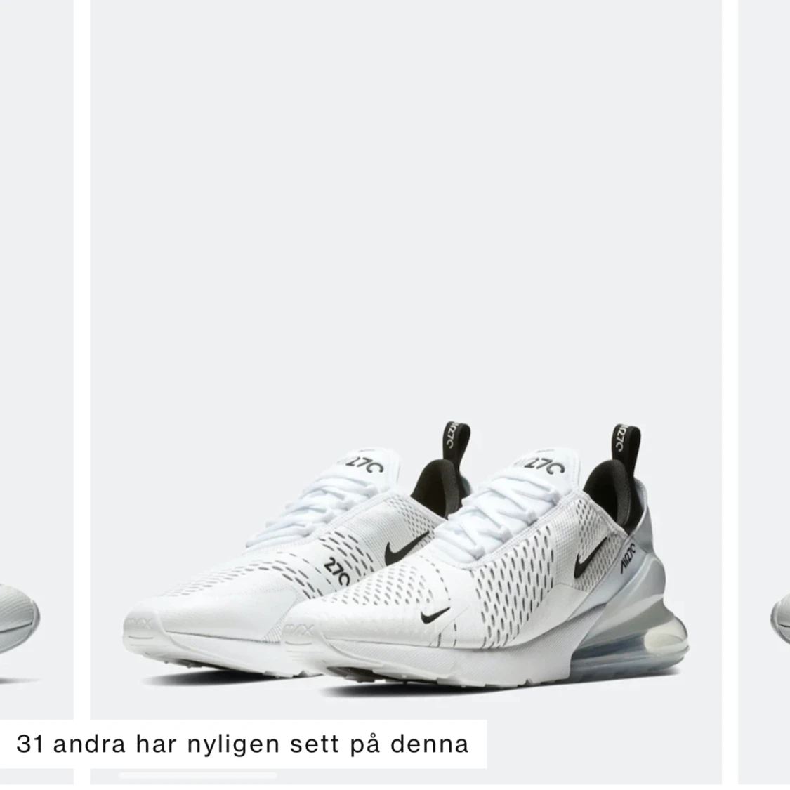 Säljer Nike 270s billigt!