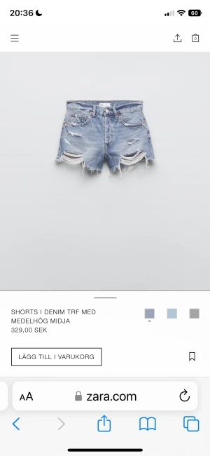 Zara shorts  - Helt oanvända zara shorts, lappen kvar.😊