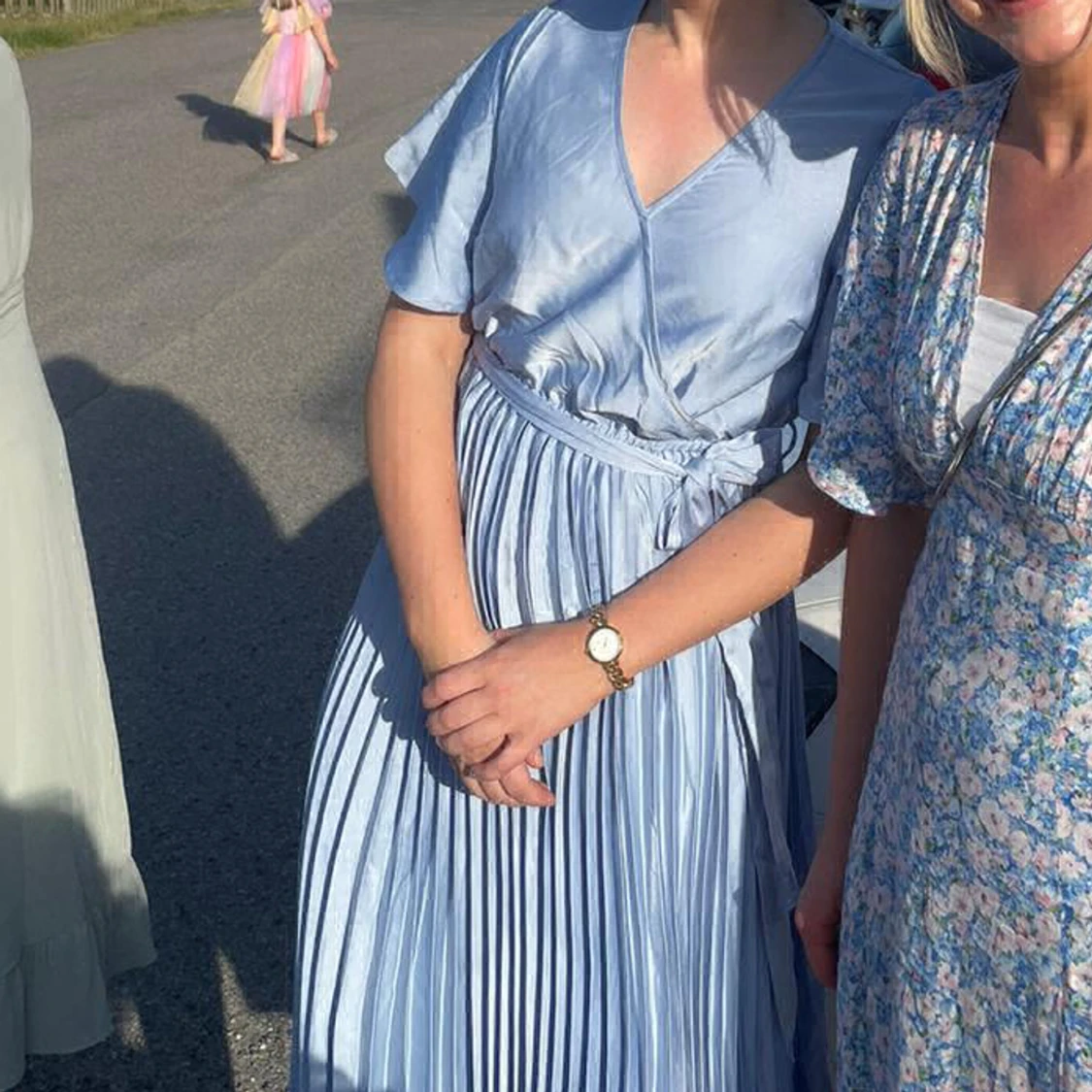 Blå klänning  - 91