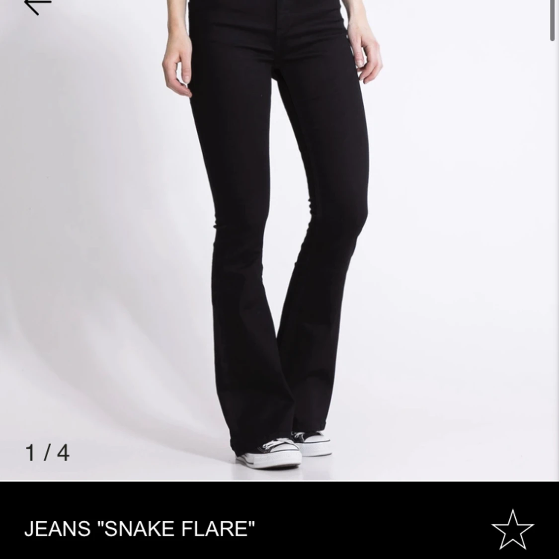 Snake flare jeans