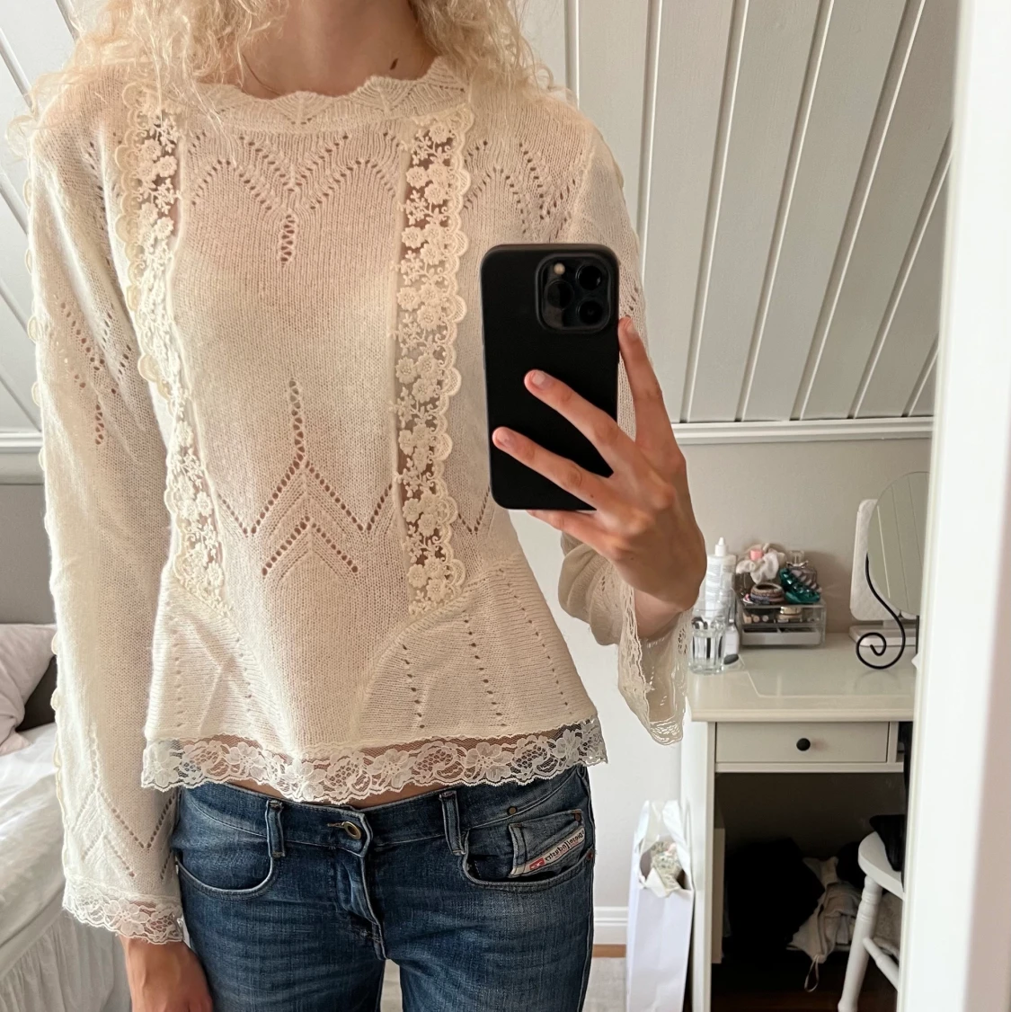 Stickad tröja från zara - 91